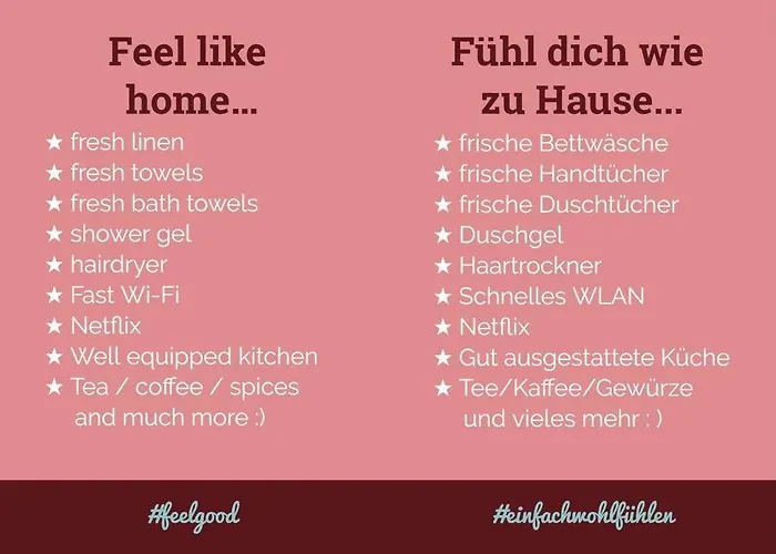 Messe Ausstattung Netflix Wlan Apartment *